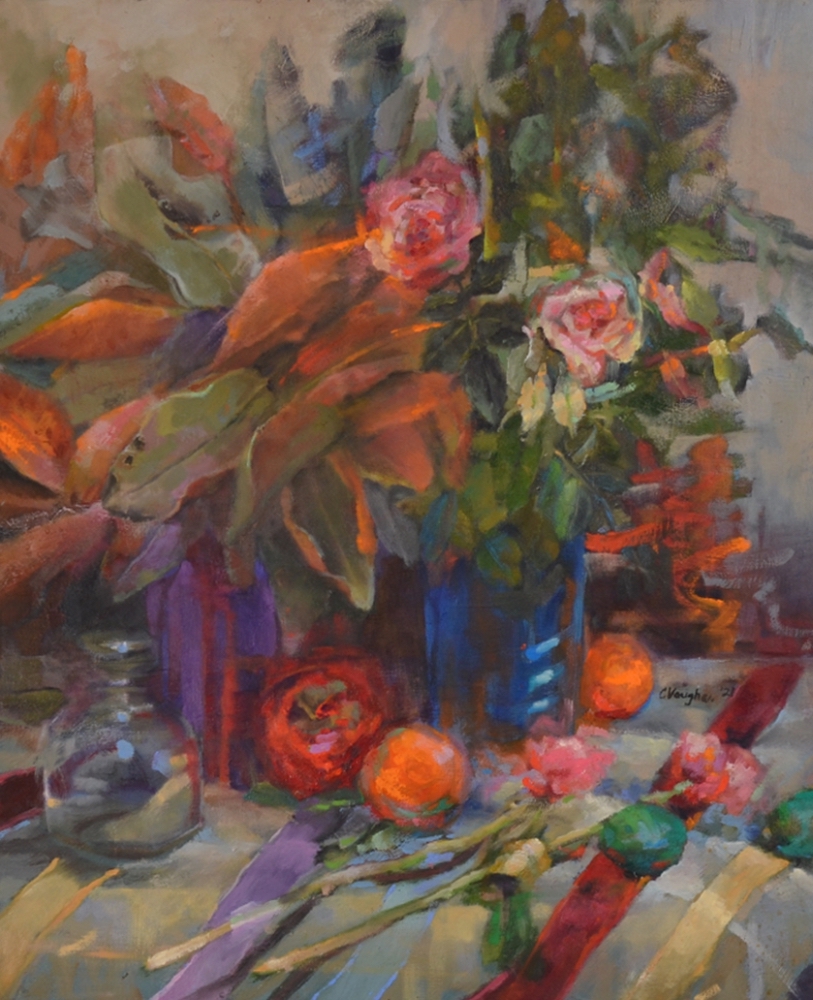 “Up Against a Brick Wall”  18x22