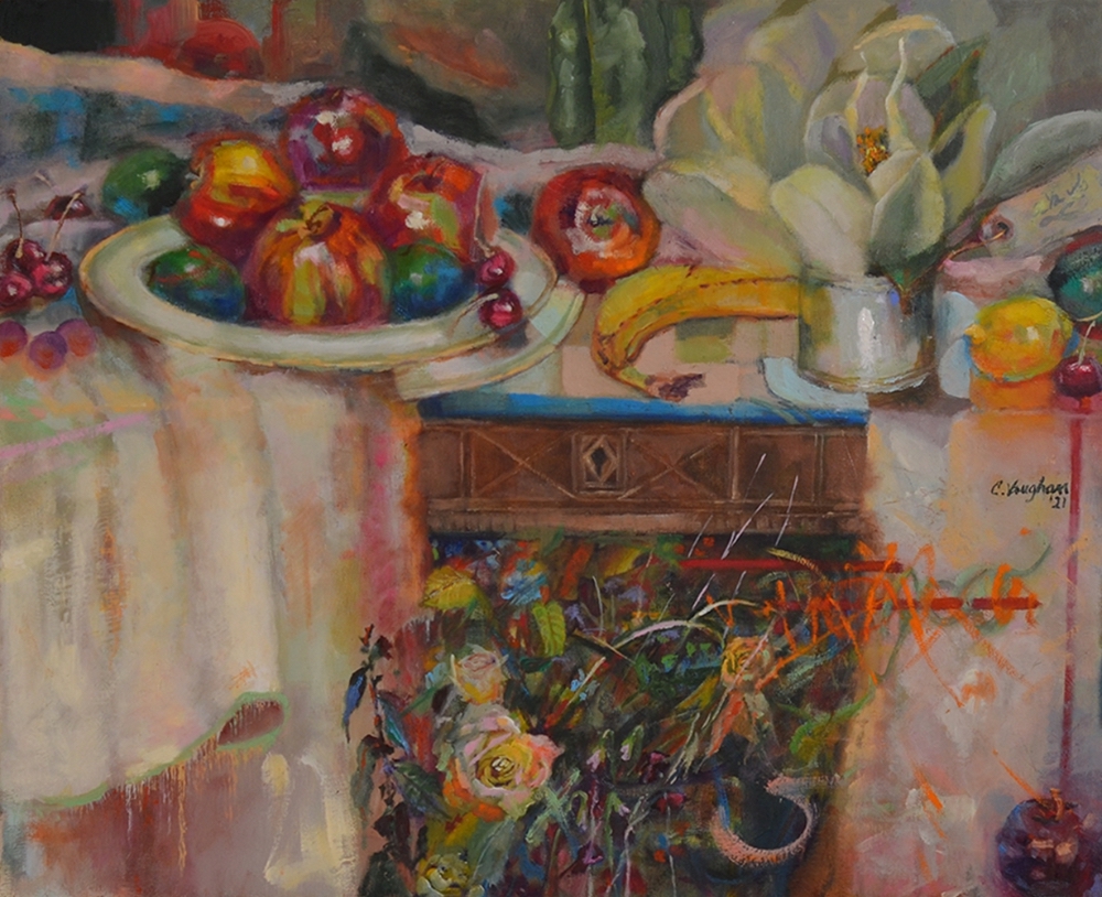 “The White Cloth”  18x24