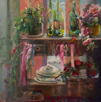 “Looking”  25x25
